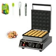 thumbnail image 1 of 25 PCS Mini Pancakes Maker Machine,110V Mini Dutch Pancake Maker, 1750W Commercial Electric Nonstick Waffle Maker Machine, 1 of 6