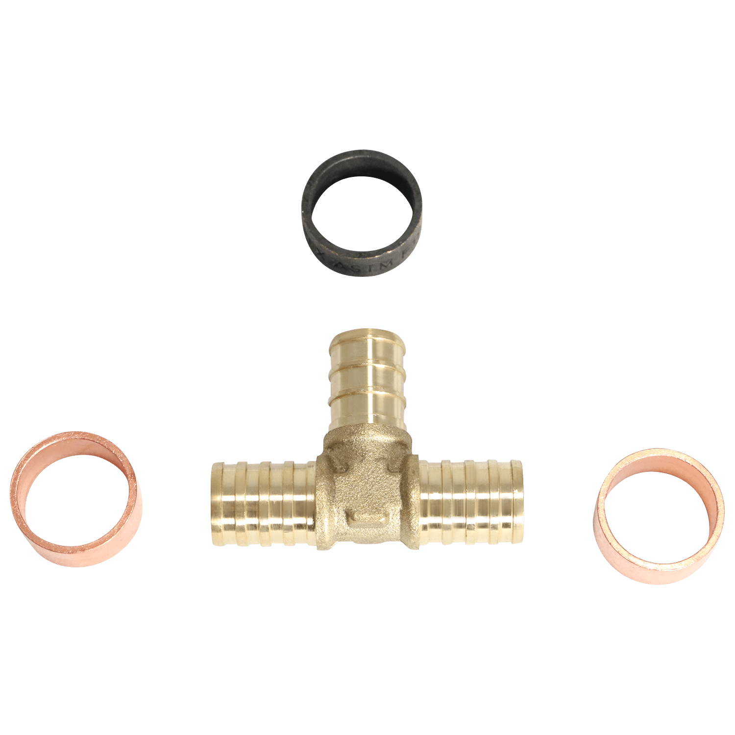 2 PCS XFITTING 1/2 Inch Pex X 3/8 Inch OD Compression