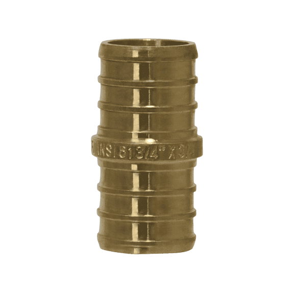 25 PCs XFITTING Pex 3/4 Inch x 3/4 Inch Pex Coupling, 23-2-4=25XX