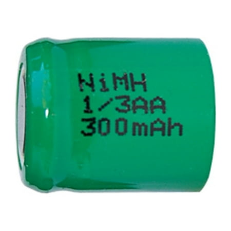 25-Pack 1/3 AA NiMH Flat Top Batteries (300 mAh)