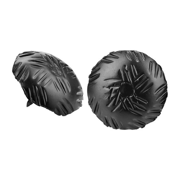 25 Pack 1.5 Inch Black Finish Decorative Door Nail Clavos By Borderland Rustic Hardware