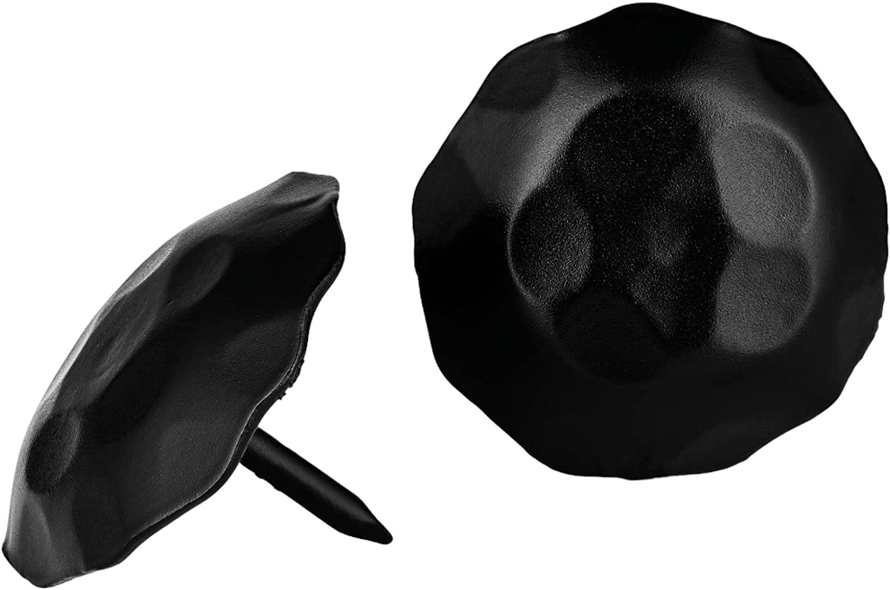 25 Pack 1.5 Inch Large Clavos Decorative Nails Black Shutter Fasteners