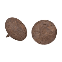 25 Pack 1 Inch Rusted Finish Decorative Door Nail Clavos By Borderland Rustic Hardware