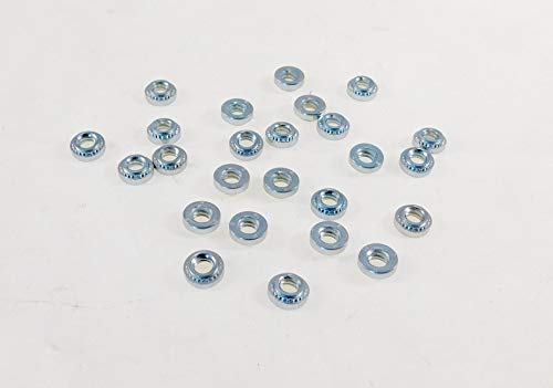 Pem SS-024-2ZI - Confezione Da 25 Dadi Autobloccanti Per Lamiera, Chiusure In Acciaio Inox