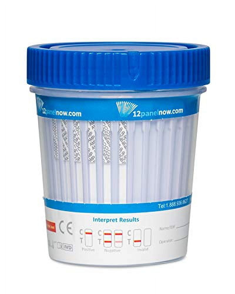 [25 Pack] 10 Panel Drug Testing Kit, Detects up to 10 Drugs AMP BUP