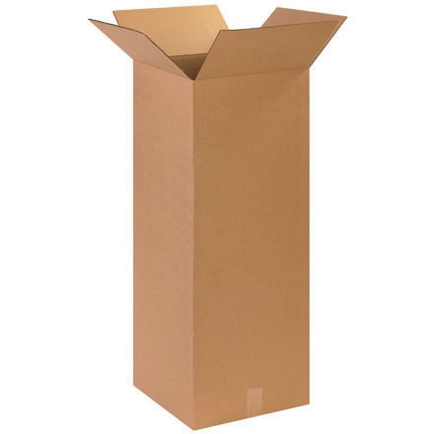 25Pack 14x14x36 Tall Corrugated Boxes ECT32 Grade for Storage