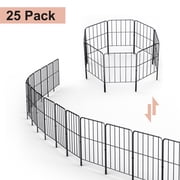 25-Pack 27ft Square Metal Outdoor Fence Panels