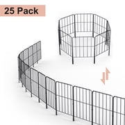 25-Pack 27ft Square Metal Outdoor Fence Panels