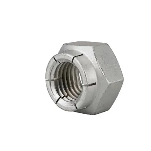 (25 Pack) 3/8-16 Flex-Top Extra Wide Heavy Locknuts Flexloc Nuts Steel Cadium