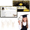 thumbnail image 1 of 25-Pack 4x6 Graduation Advice Cards C – Miyuadkai Golden Star Advices Cards for Class Of 2026 Grad, Handwritten Blessing Cards for Graduation Season, DIY Message Cards, 1 of 9