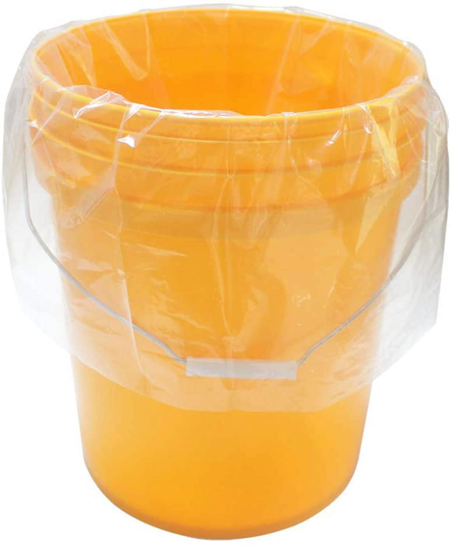 25 Pack 5 Gallon Bucket Liner Bags Food Grade, Leak Proof, Storage