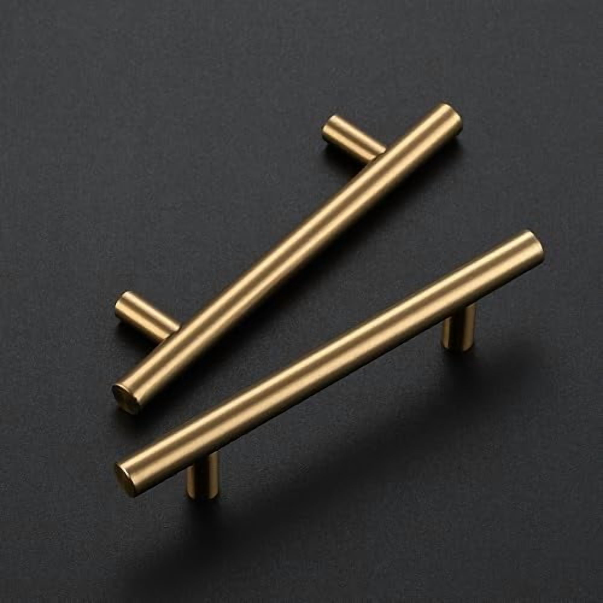 25 Pack 6 inch Cabinet Pulls Champagne Bronze Stainless Steel Kitchen ...