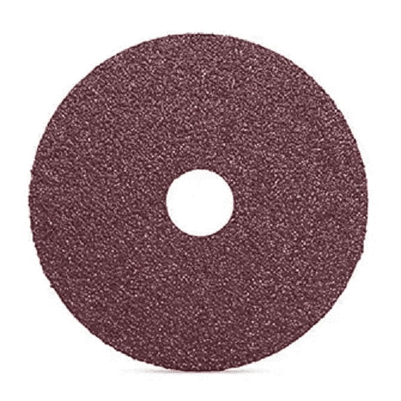 SATC 25Pcs 7"(180mm) x 7/8"(22.23mm) Arbor Aluminum Oxide Fiber Sanding Discs 80 Grit for Polishing