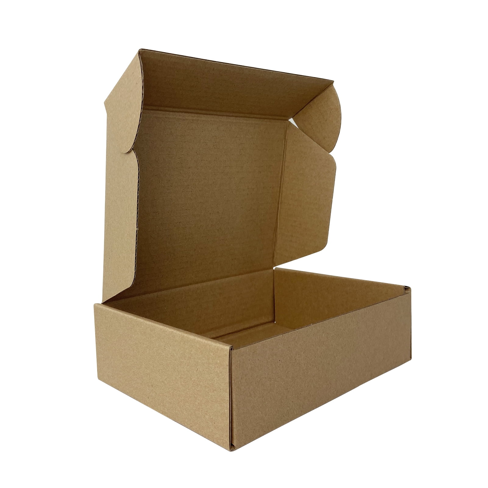 25 Pack 7x5x2 Shipping Box Recyclable Mailers Corrugated Cardboard Small Gift Business Boxes Brown