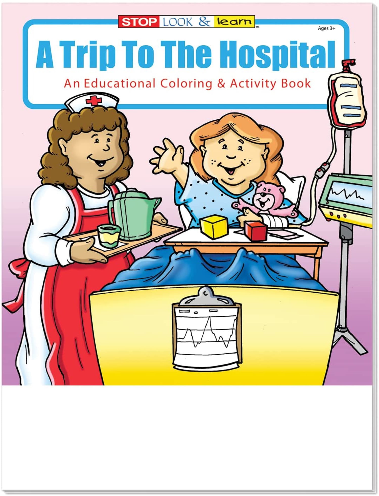 25 Pack - A Trip to The Hospital Kids Coloring and Activity Books