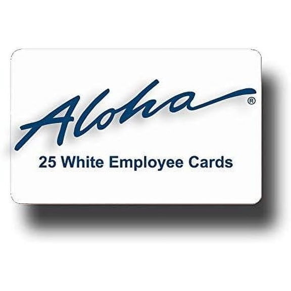 25 Pack Aloha POS Server Swipe Magnetic Cards