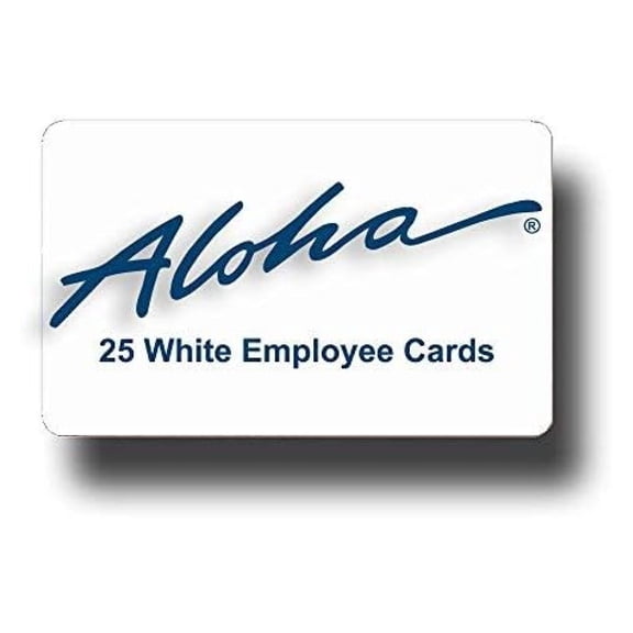 25 Pack Aloha POS Server Swipe Magnetic Cards