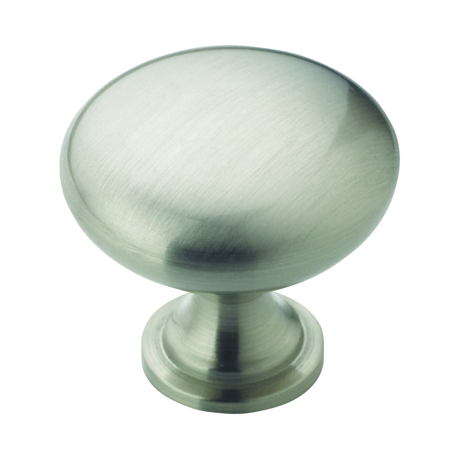25 Pack Amerock BP53005-G10 Round Satin Nickel Cabinet Knob 1-1/4 Inch Diameter