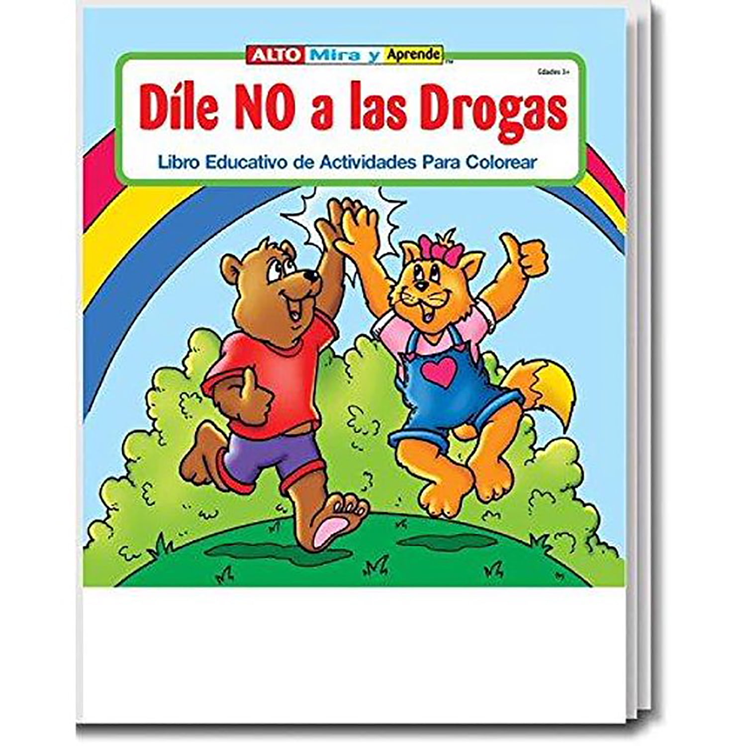 25 Pack - Be Smart, Say NO to Drugs Kids Coloring & Activity Books - Spanish Version (en Español)