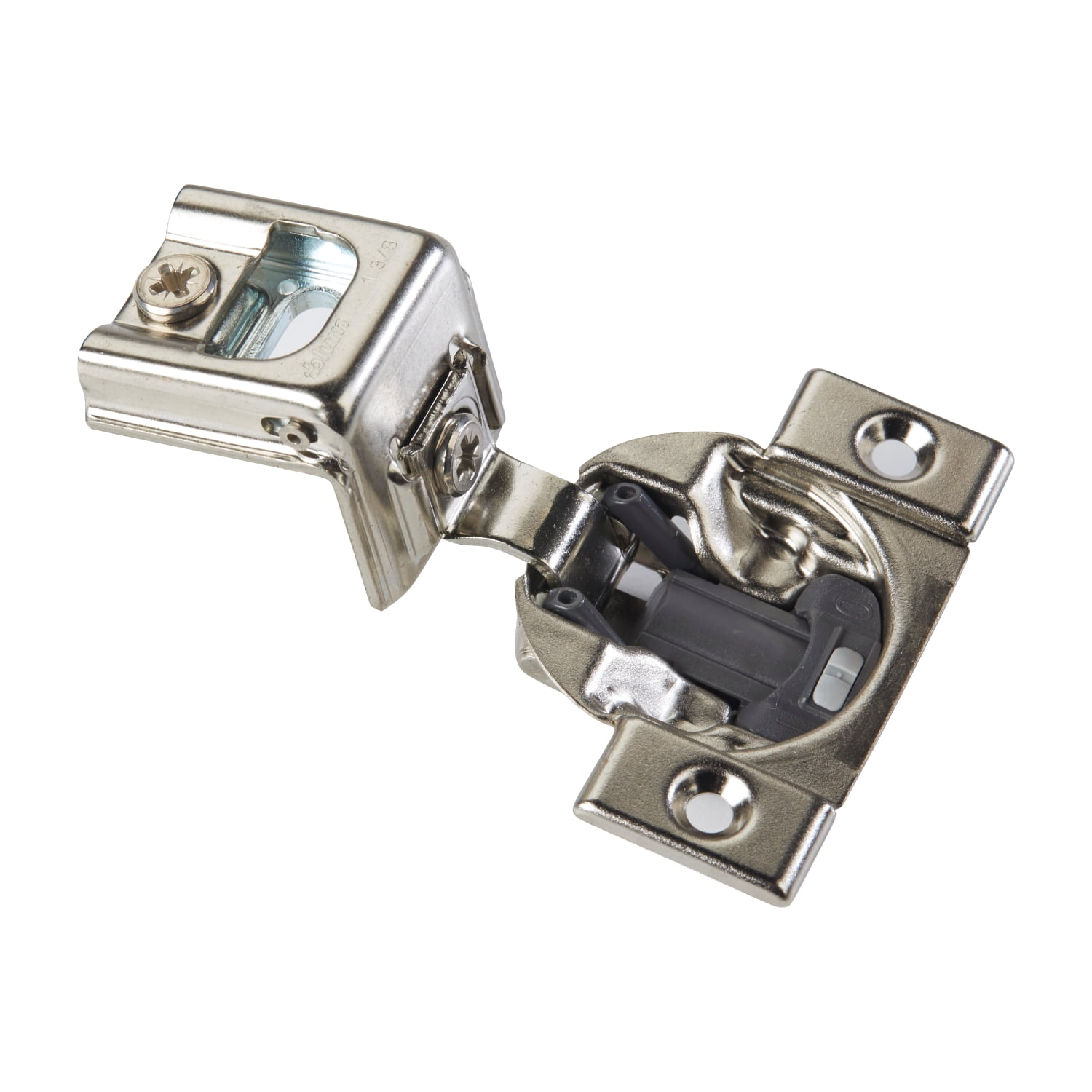 Blum Clip Top BLUMOTION Soft Close Hinges, 110 Degree, Self Closing Frameless With Mounting Plates And Hinge Cover Plates Inset 8 Pack 4 Pair