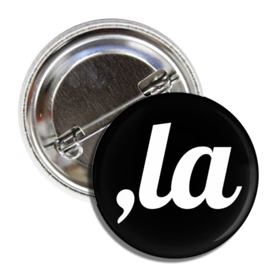 25 Pack - Comma La " , La" Black/White Kamala Harris 2024 Political Campaign Pinback Buttons - 1.5 Inch