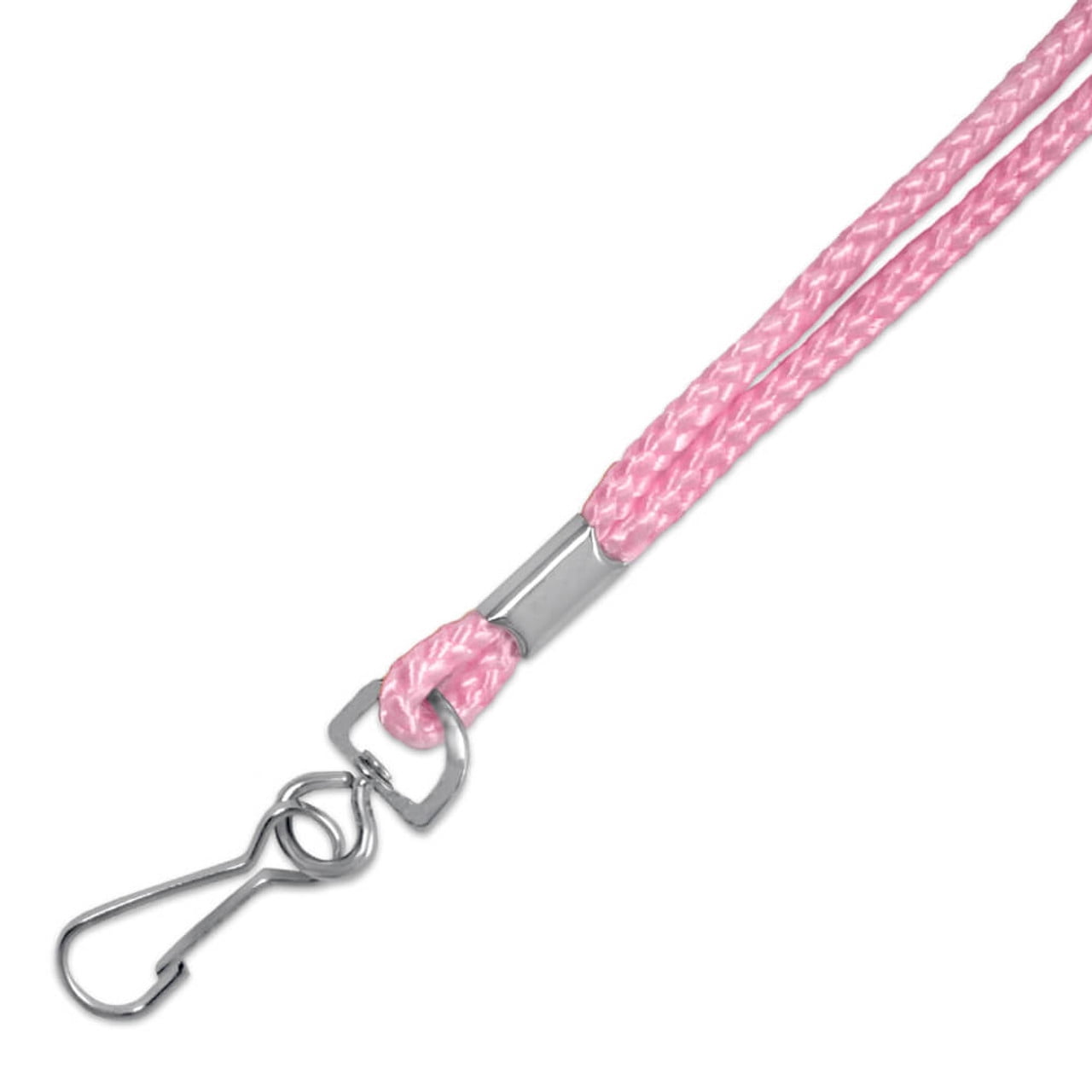 25 Pack - Cord Lanyard Neck Ribbons - Pink
