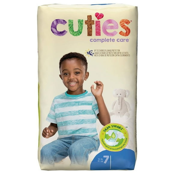 Cuties Complete Care Baby Diaper Size 7, Over 41 lbs. CDB007, 25 Ct