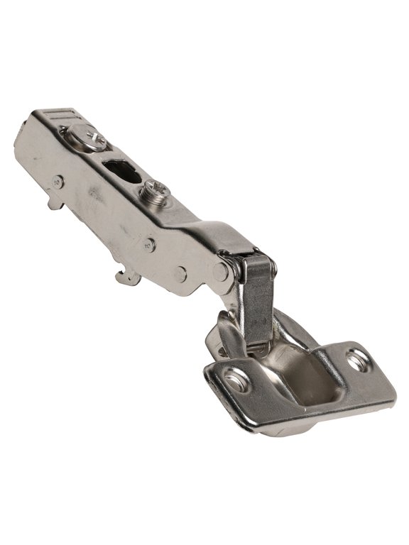 25 Pack DTC Pivot Pro C-80 Series Clip-On 110 Degree Opening Angle, Screw-On Mounting, 35mm Cup Type, 48mm Screw Hole Distance, Half Overlay, Soft Closing Hinge, Nickel Plated