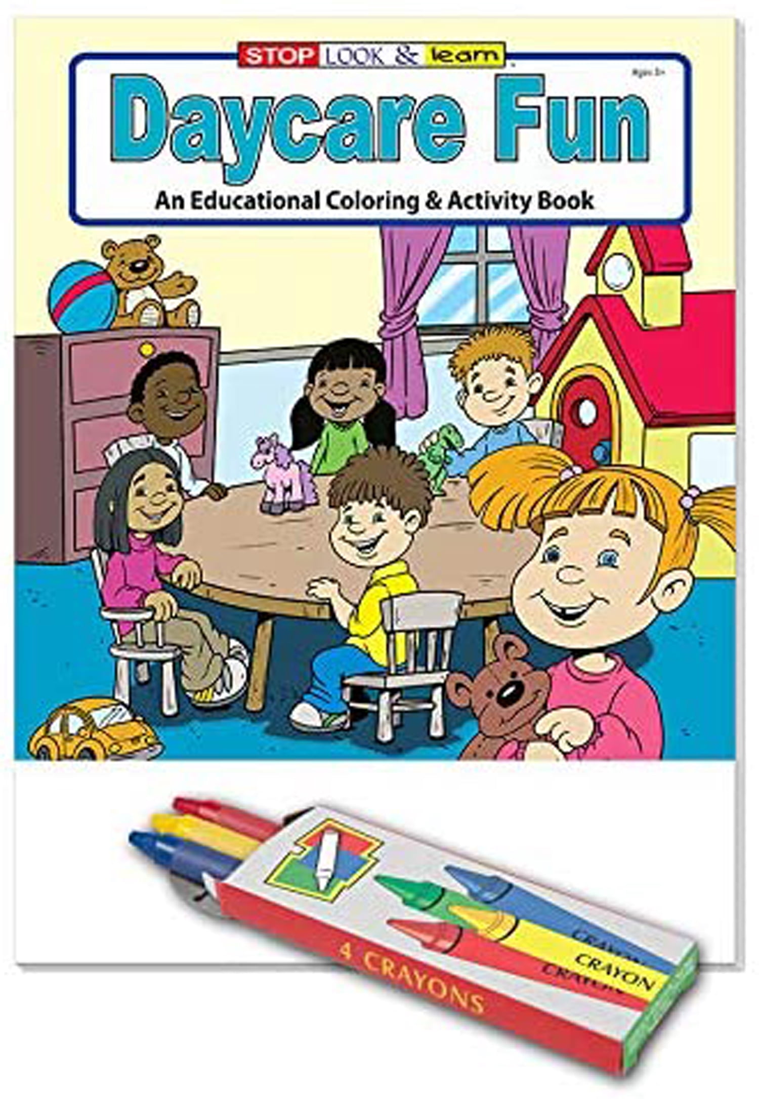 25 Pack - Daycare Fun Kid's Coloring & Activity Books