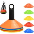 thumbnail image 1 of 25 Pack Disc Cones, Agility Soccer Cones with Carry Bag and Holder, Soccer Cones for Football, Soccer, Basketball, Coaching, Practice Equipment, 1 of 7