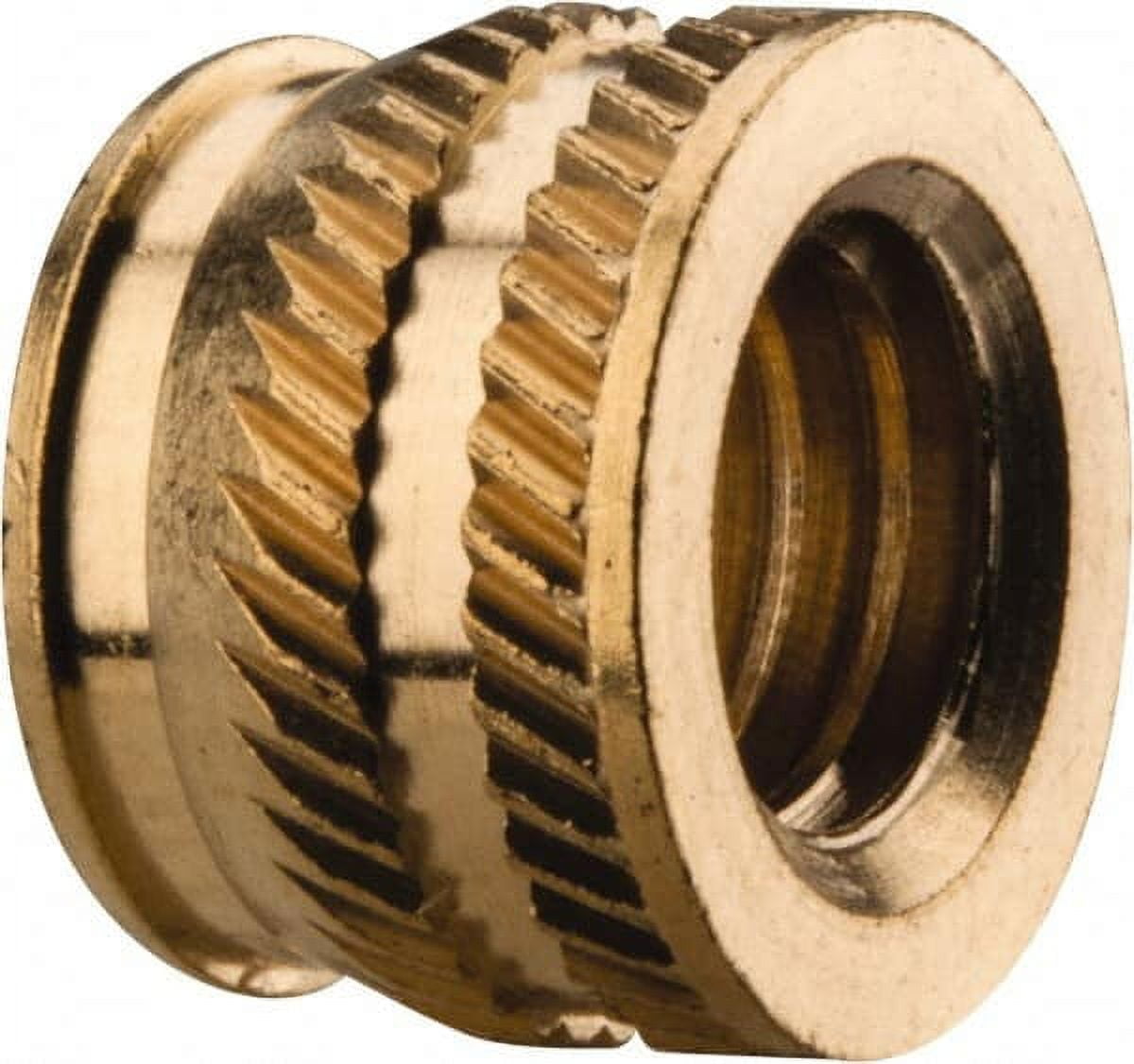 E-Z LOK - EZ-400-006 400-006 Threaded Inserts For Wood, Installation Kit, Brass, Includes 6-32