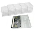 thumbnail image 1 of 25 Pack - Evelots Cassette Tape Cases-Clear Plastic Storage-Audio-No Scratch/Dirt, 1 of 6