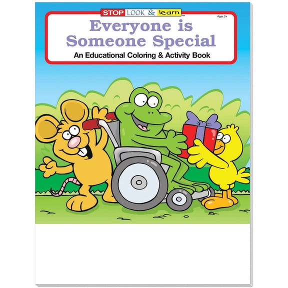 25 Pack - Everyone is Someone Special Kid's Educational Coloring & Activity Books