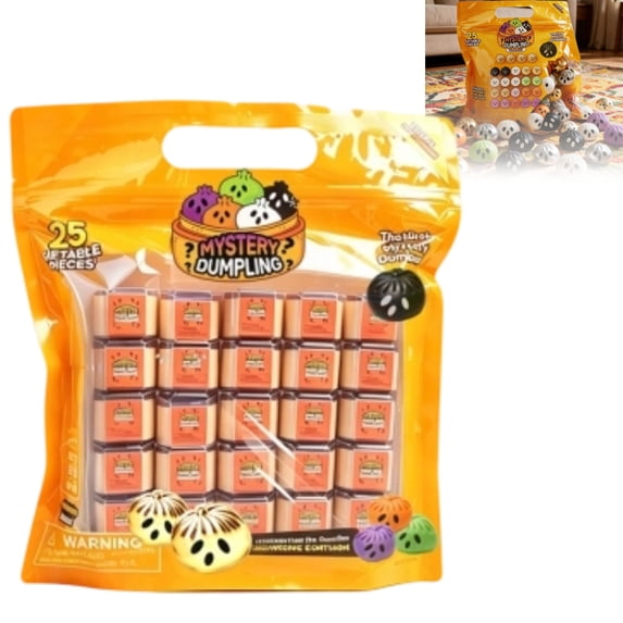 25 Pack Extra Mini Halloween Mini Dumplings Extra Mini Mystery Dumpling ...