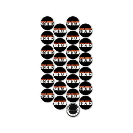 25 Pack - Field Hockey Squad Sports Pinback Buttons - 1.5 Inch