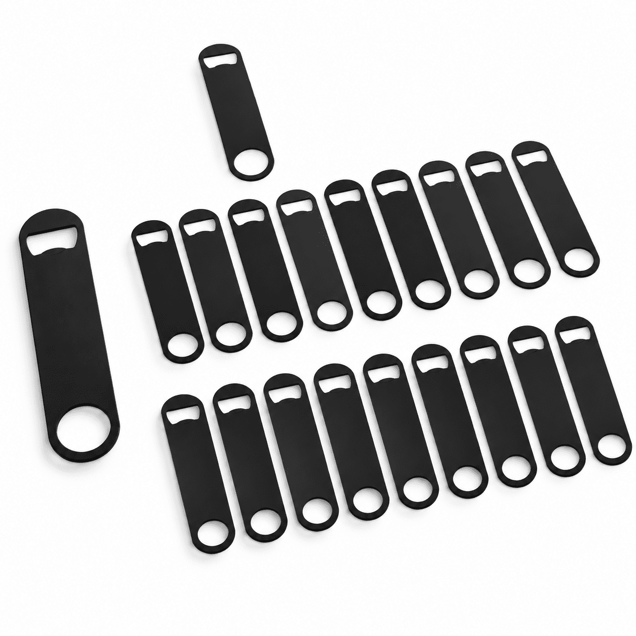 25 Pack Flat Beer Bottle Opener 7 Inch Stainless Steel Openers For ...