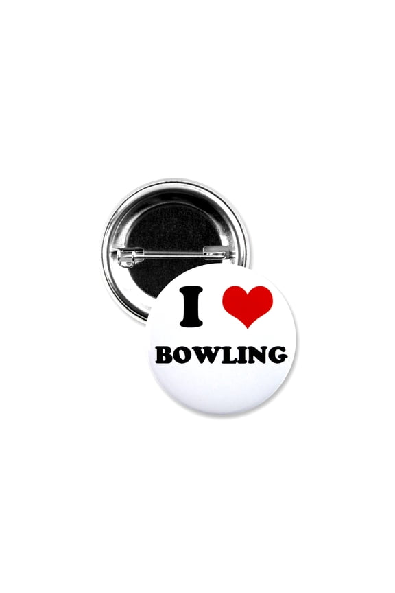 25 Pack - Funny Bowling Pinback Button Badges - 1.5 Inch