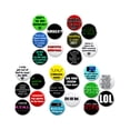 thumbnail image 1 of 25 Pack - Geeky Computer Humor Megapack Pinback Buttons - 1.5 Inch, 1 of 2