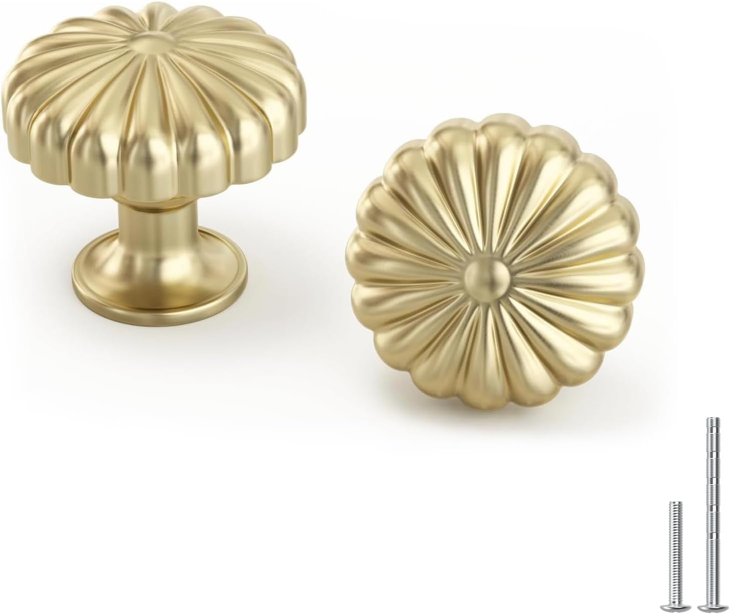 25 Pack Gold Cabinet Knobs Dresser Knob for Drawer Hardware Handles and Luxury Pulls for Cabinets Zinc Alloy