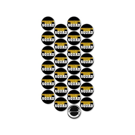 25 Pack - Horseback Riding Squad Sports Pinback Buttons - 1.5 Inch