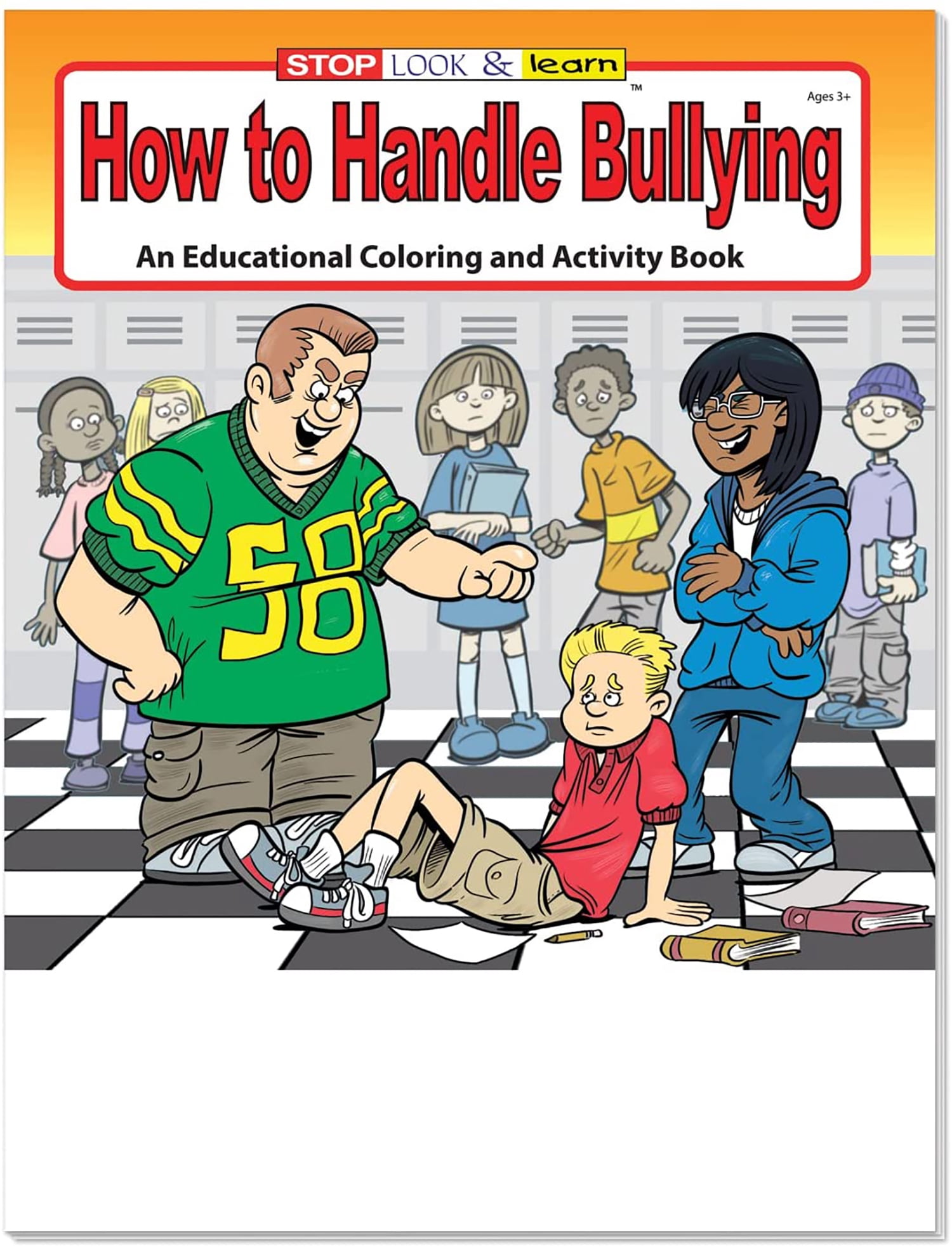 25 Pack - How to Handle Bullying Kid's Educational Coloring & Activity Books