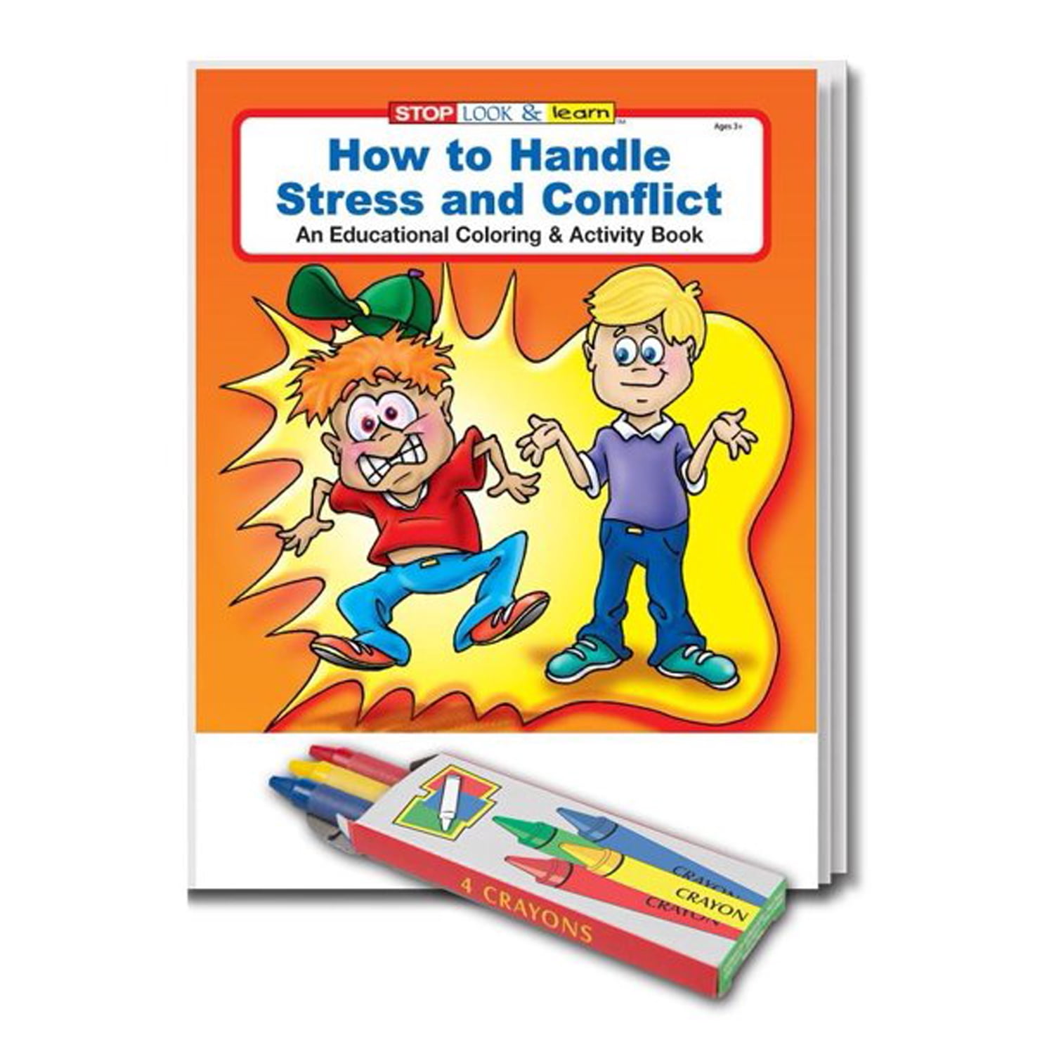 25 Pack - How to Handle Stress and Conflict Kid's Coloring & Activity Books