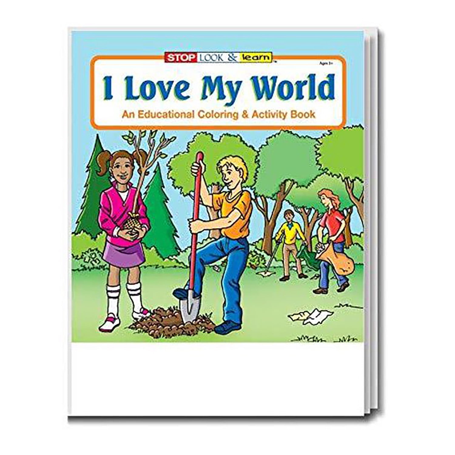 25 Pack - I Love My World Kid's Educational Coloring & Activity Books