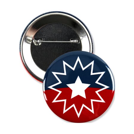 25 Pack - Juneteenth Flag Celebration Pinback Button Badges - 2.25 Inch