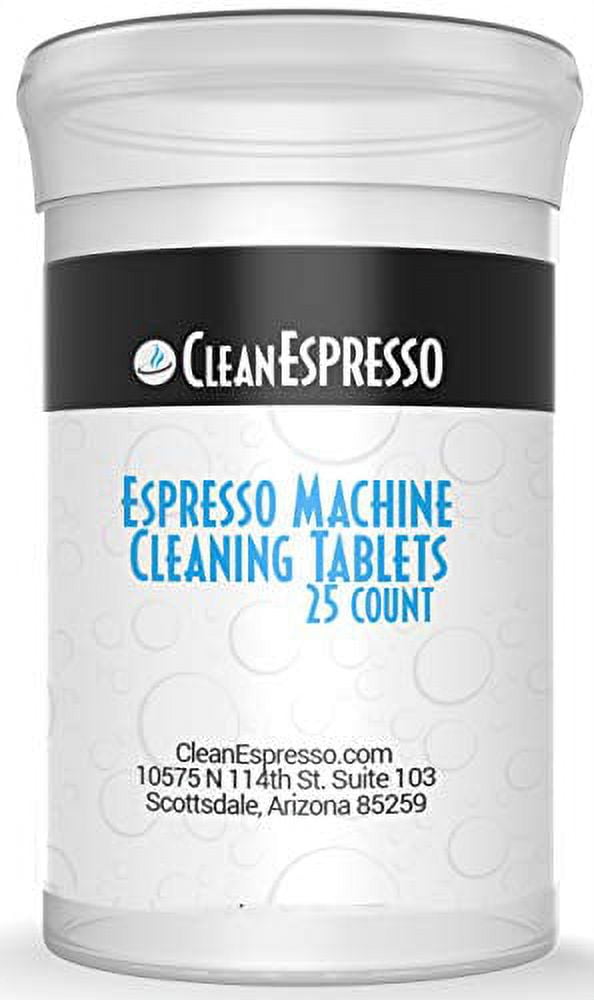 Espresso Machine Cleaning Tablets (30 Count) for Jura, Breville, Miele and Others by Essential Values, Made in USA