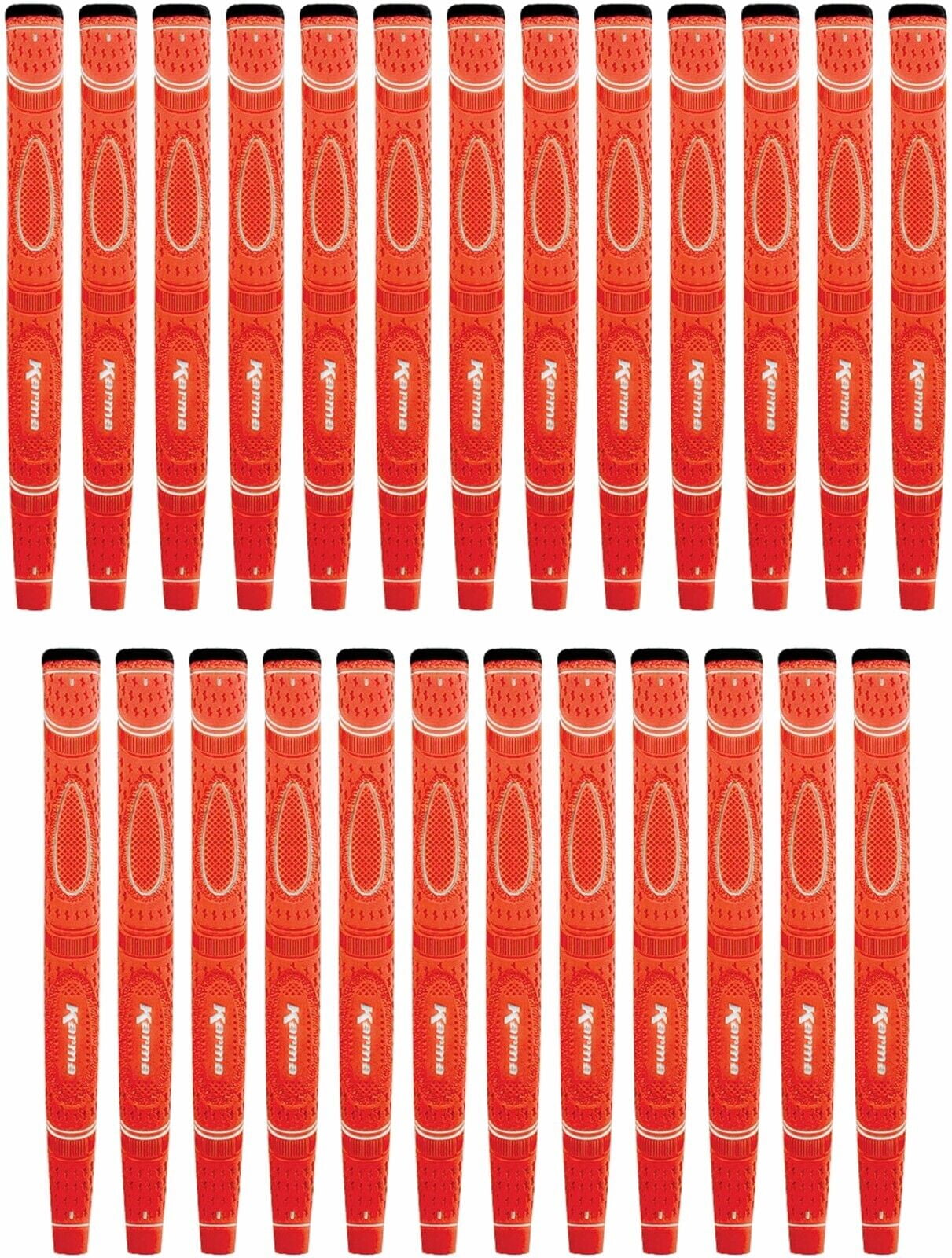 25 Pack Karma Orange Dual Touch Midsize Putter Grip