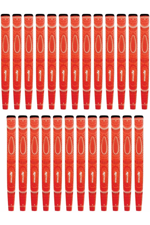 25 Pack Karma Orange Dual Touch Midsize Putter Grip