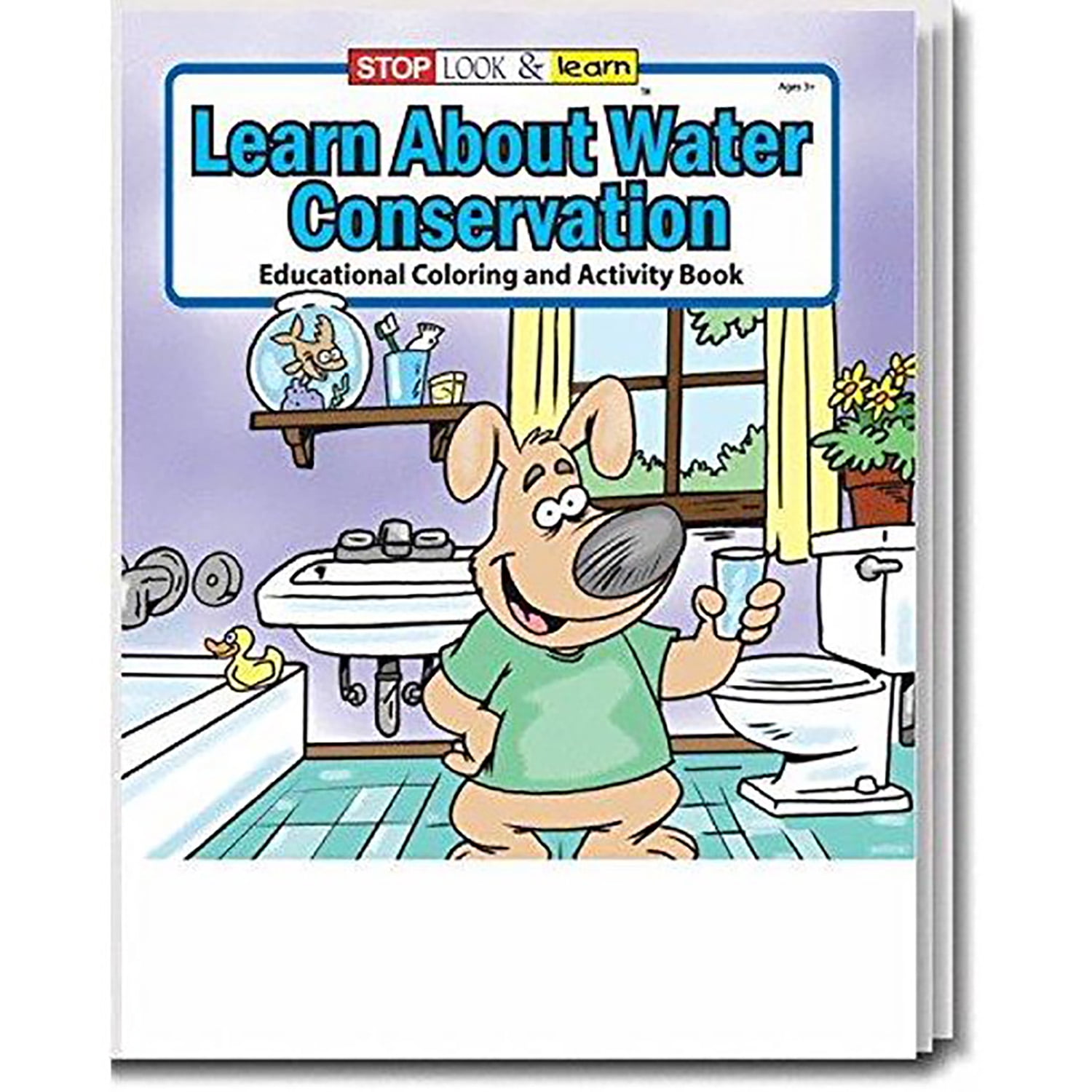 25 Pack - Learn About Water Conservation - Kid's Coloring & Activity Books