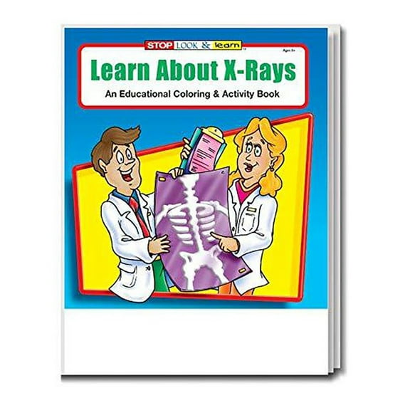 25 Pack - Learn About X-Rays Kid's Coloring & Activity Books