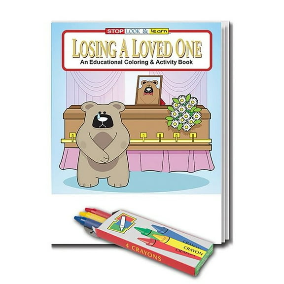 25 Pack - Losing a Loved One Kid's Coloring & Activity Books